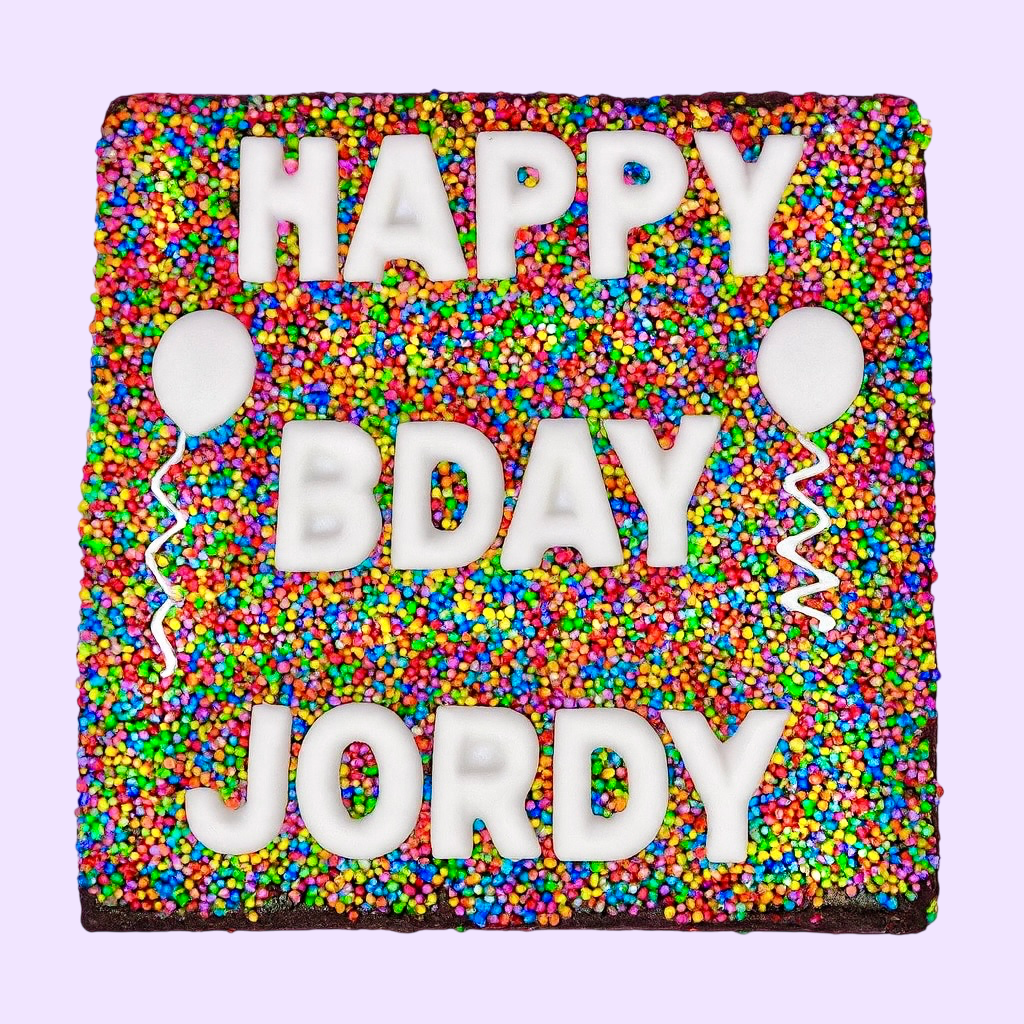 Custom Celebration Brownies